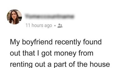 My Partner Learned I Rent Out the House My Dad Gifted Me & Demands 50 Percent of the Money