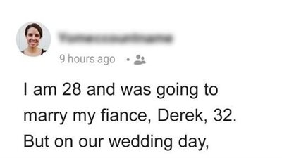 FIANCÉ VANISHES ON WEDDING DAY LEAVING BRIDE AT THE ALTAR — ONE DAY SHE GETS A MESSAGE REQUEST FROM HIM