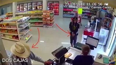 Gunman Holding Up Butcher Shop Confronts Old Cowboy, Gets Instant Dose Of Karma