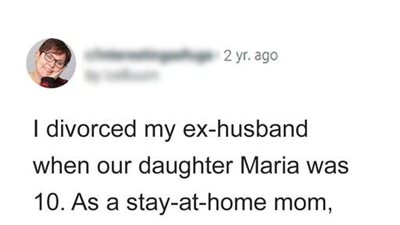 My Daughter Chose Her Rich Dad over Me, Now Asks Me to Take Her Back as He Kicked Her Out