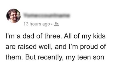Dad Catches Son Boasting About Pranking a Girl with a Date Request, Decides Not To Ignore Such Behavior
