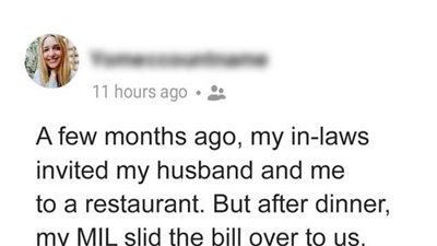 My In-Laws Invited Us to an Expensive Fancy Restaurant, Slid the Bill to My Husband and Me to Pay
