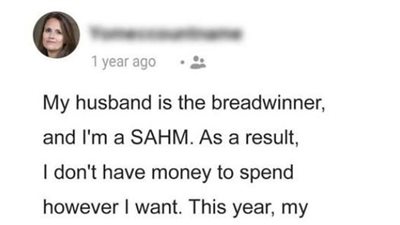 After opening his present, my spouse accused me of ruining Christmas.