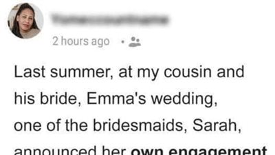Bridesmaid Steals Attention from Bride at Wedding — She Has ‘a Fit’ at Own Nuptials a Year Later