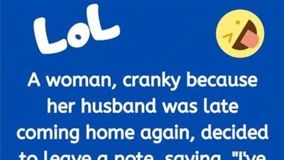 Woman hides under the bed to check on her husband