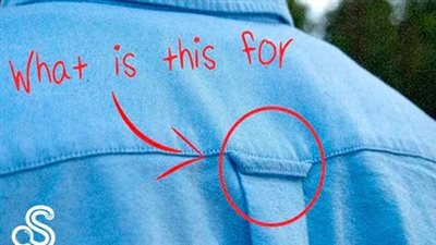 I Never Understood What This Loop On Your Shirt Was For Until They Showed Me
