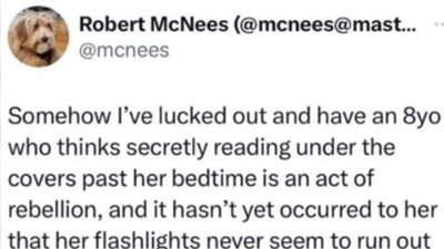 These parents have strong feelings about their daughter staying up late to read