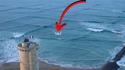 If you see square waves forming in the ocean, get out of the water immediately