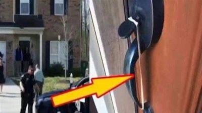 If You Ever Notice Your Door Handle With A Rubber Band On It DO NOT Touch It