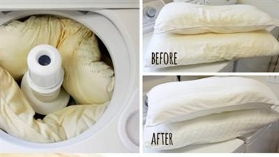 How to whiten and brighten your old yellow pillows
