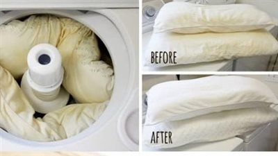 How to Wash and Whiten Pillows