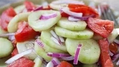 Marinated Cucumbers, Onions, and Tomatoes