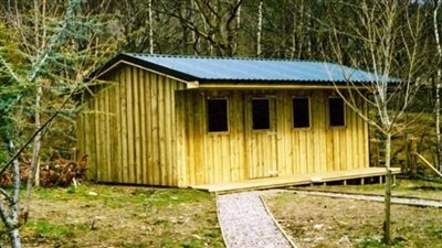 The husband secretly constructed a shed in the yard and refused to let anyone in!